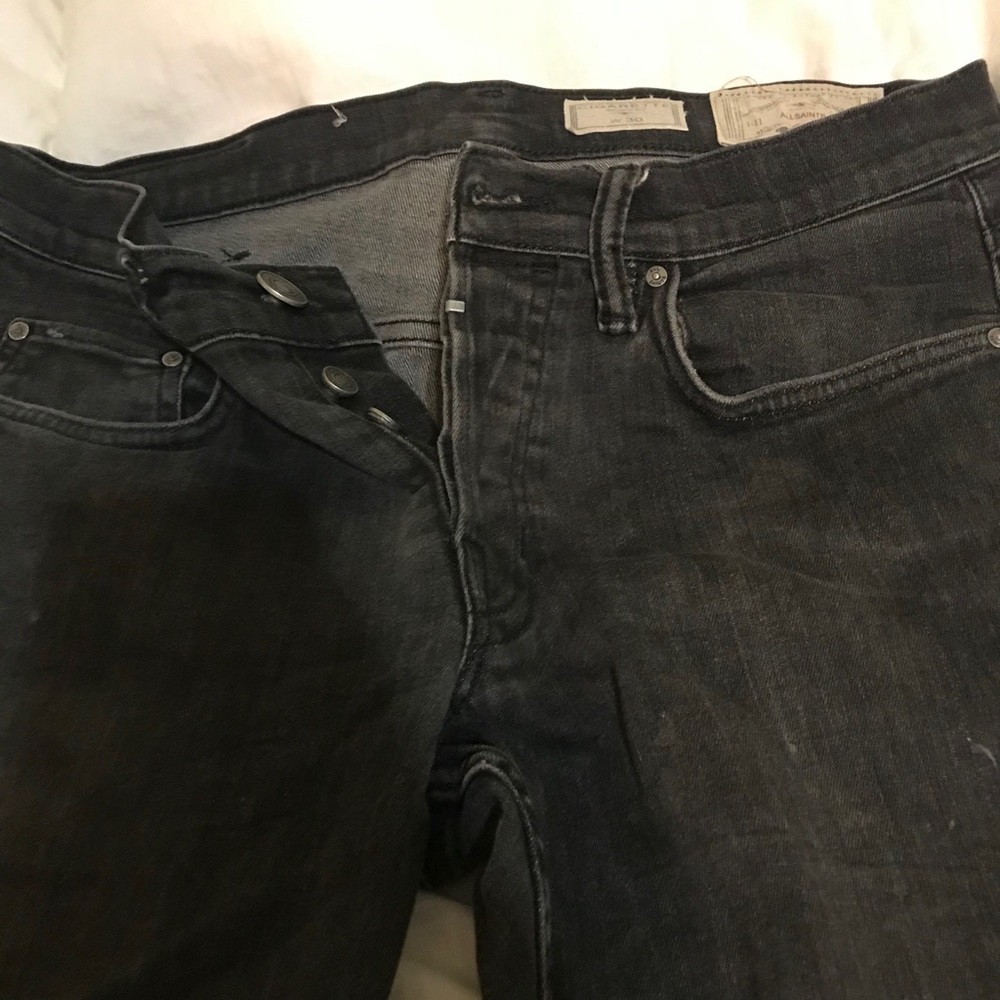 All Saints cigarette jeans